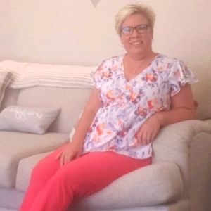 Coral and Floral Top